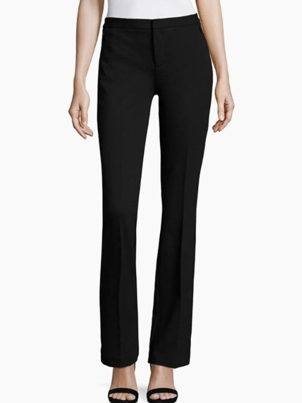 Kobi Halperin Black Rylie Knit Pants Straight Leg Size 6